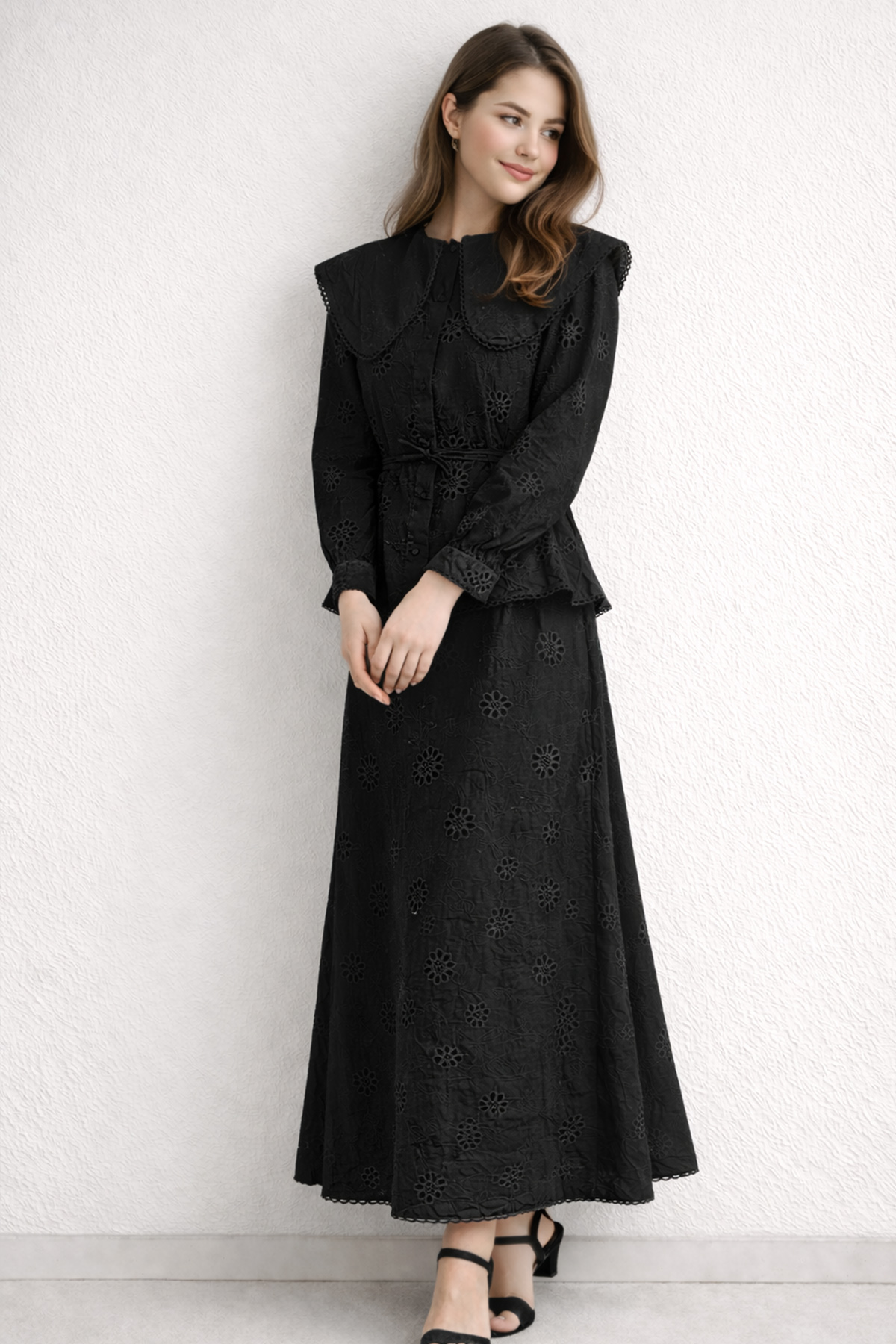 Baby Collar Lace Two-piece Set