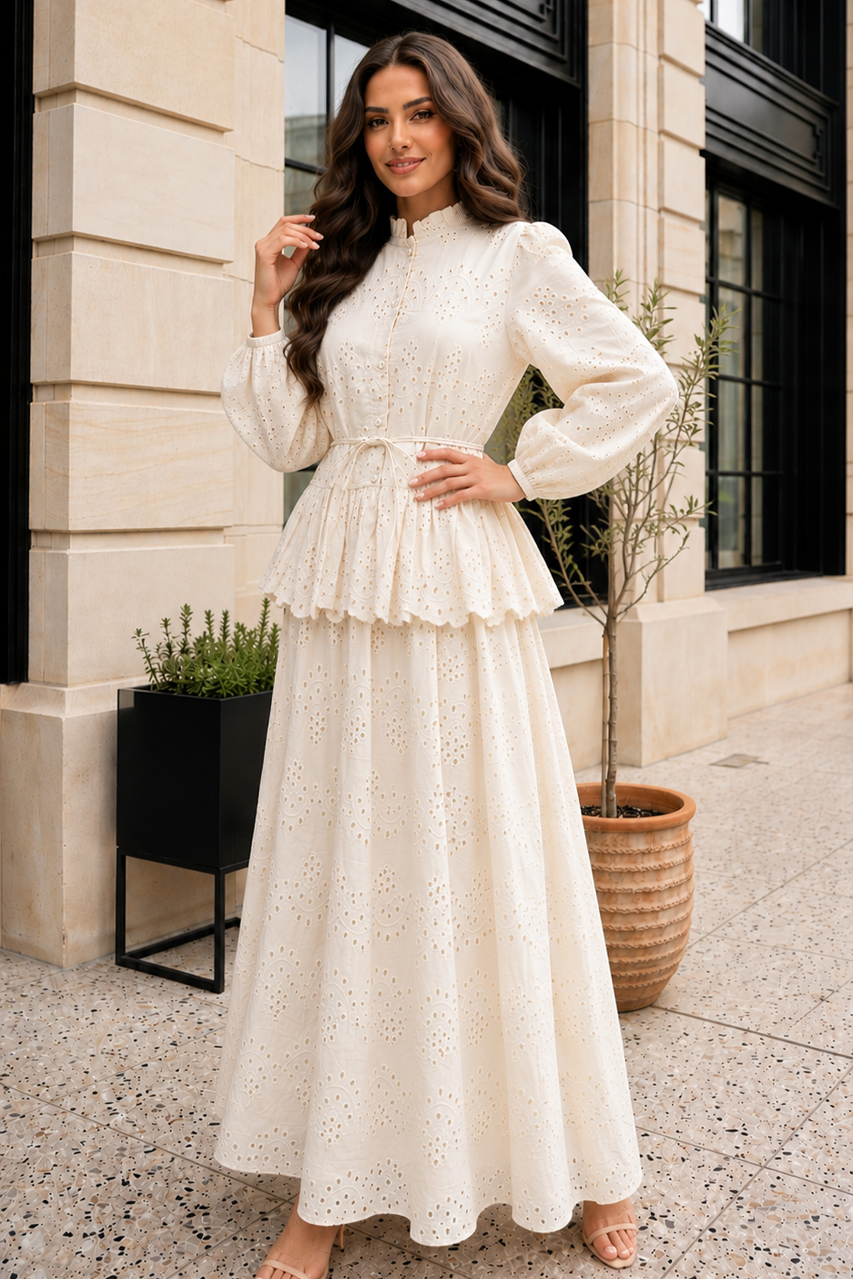 Lace Skirt Set-detail