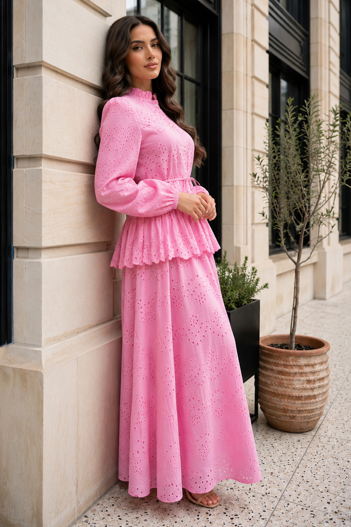 Lace Skirt Set-detail