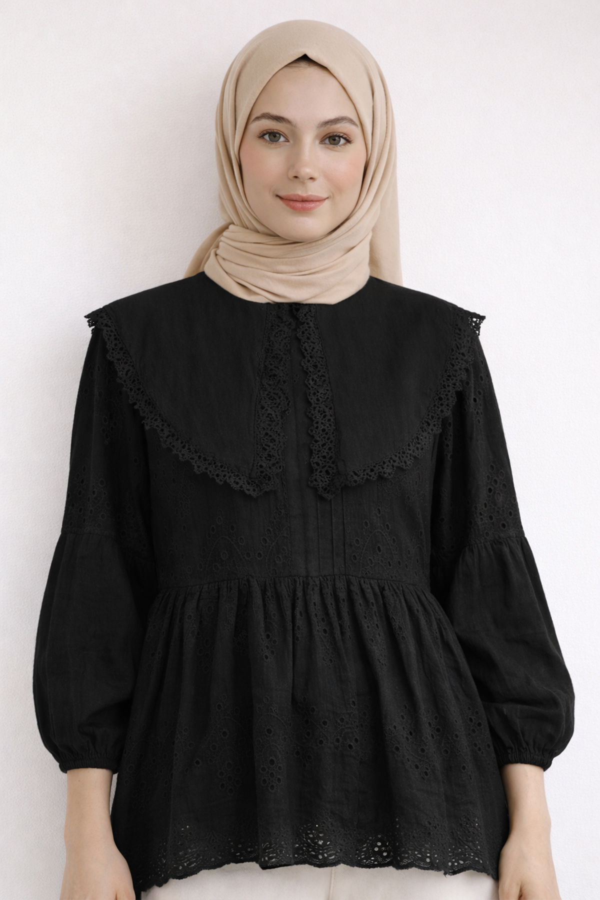 Bebe Yaka Fisto Tunik-detail