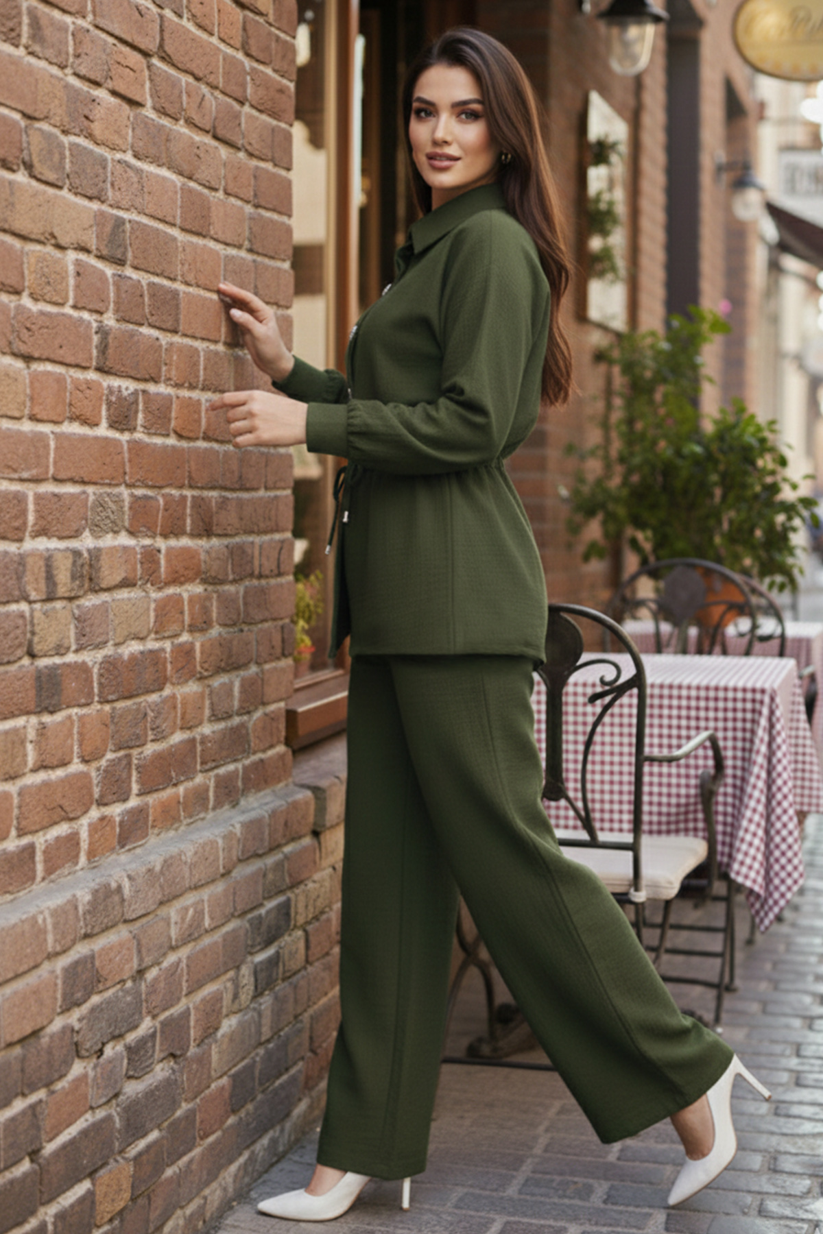 Düğmeli Ikili Takım-detail