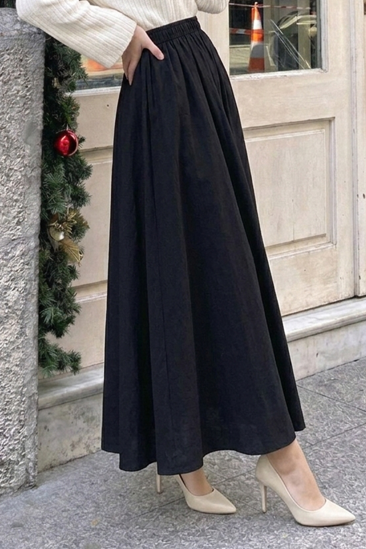 Modal Skirt-detail