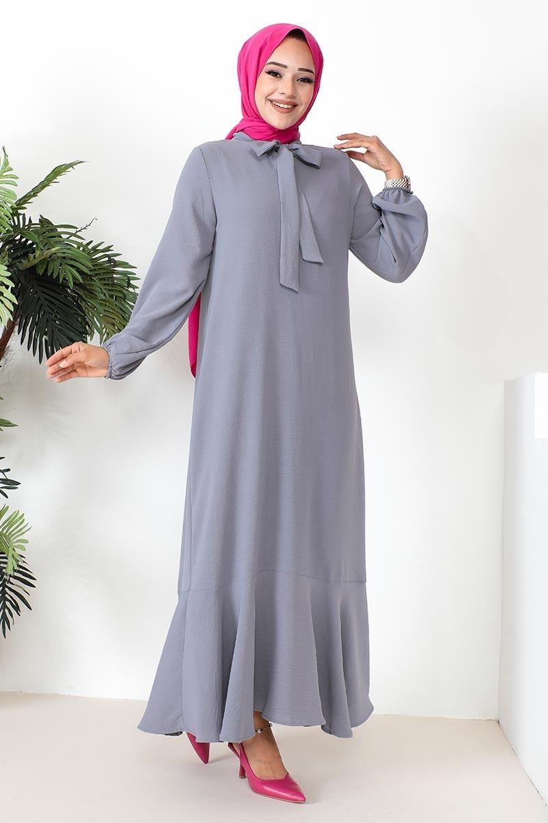 A-line Dress With Ribbon Detail