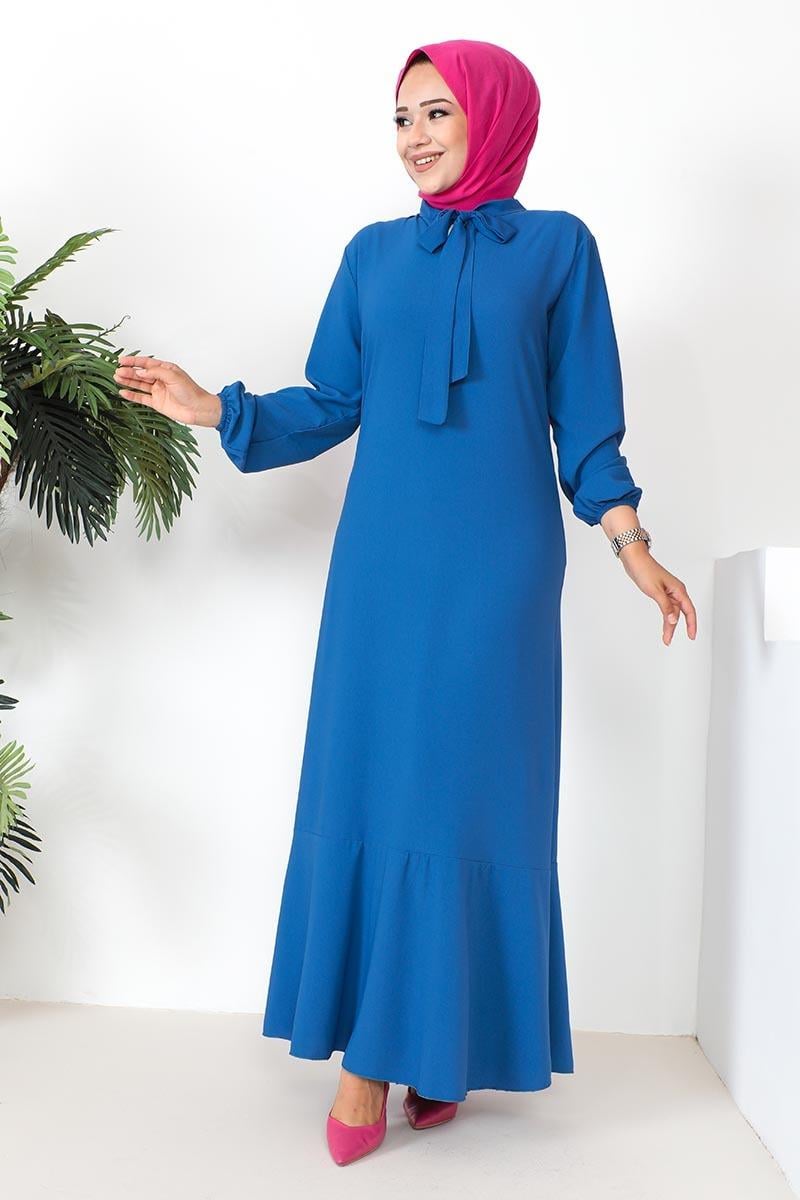A-line Dress With Ribbon Detail