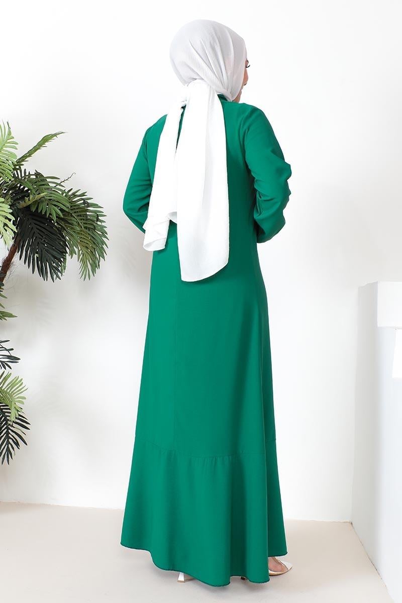 A-line Dress With Ribbon Detail-detail