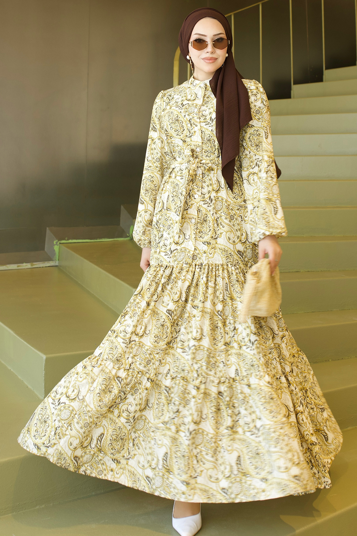 Patterned Hijab Jessica Dress