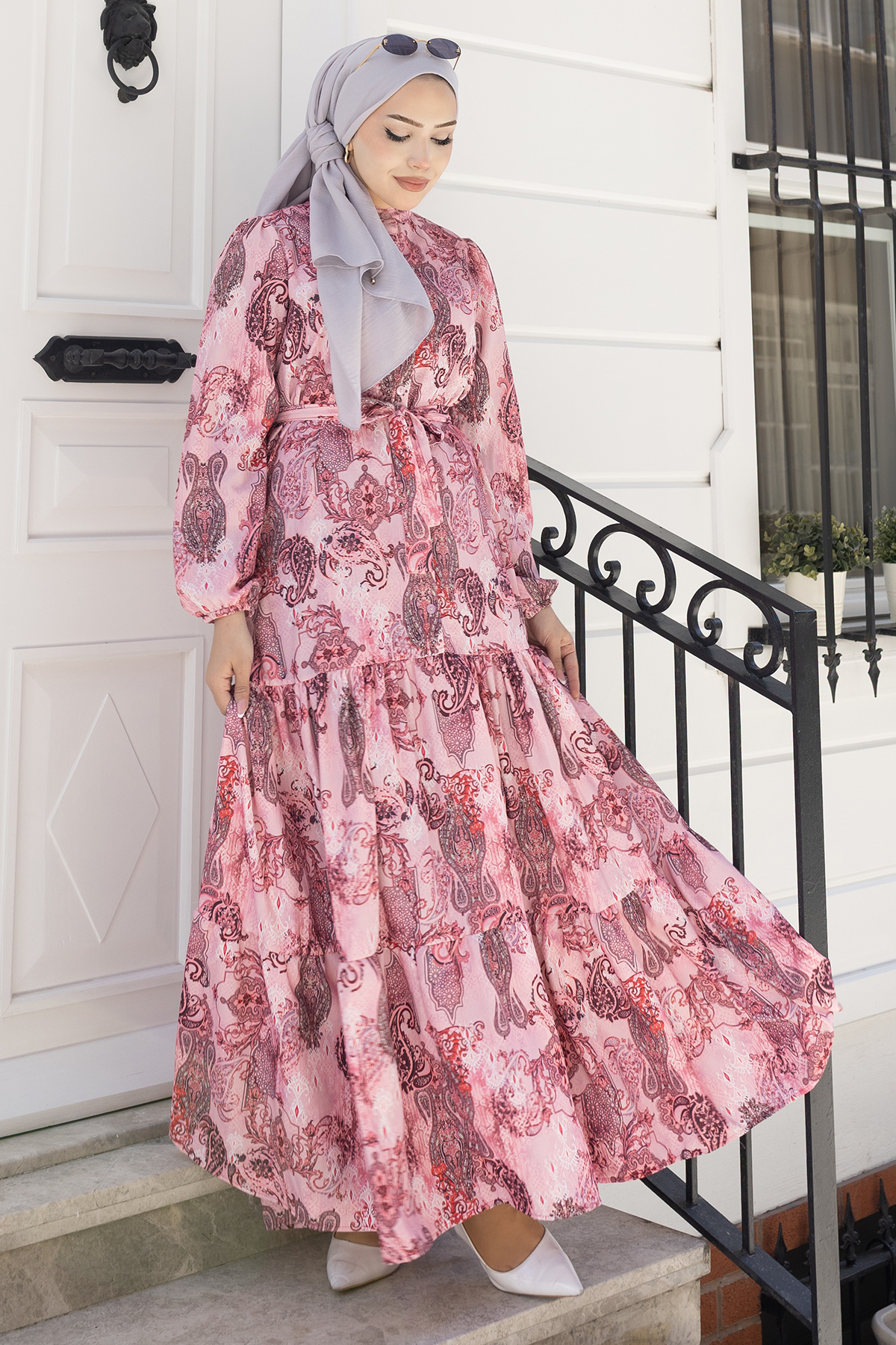 Patterned Hijab Jessica Dress