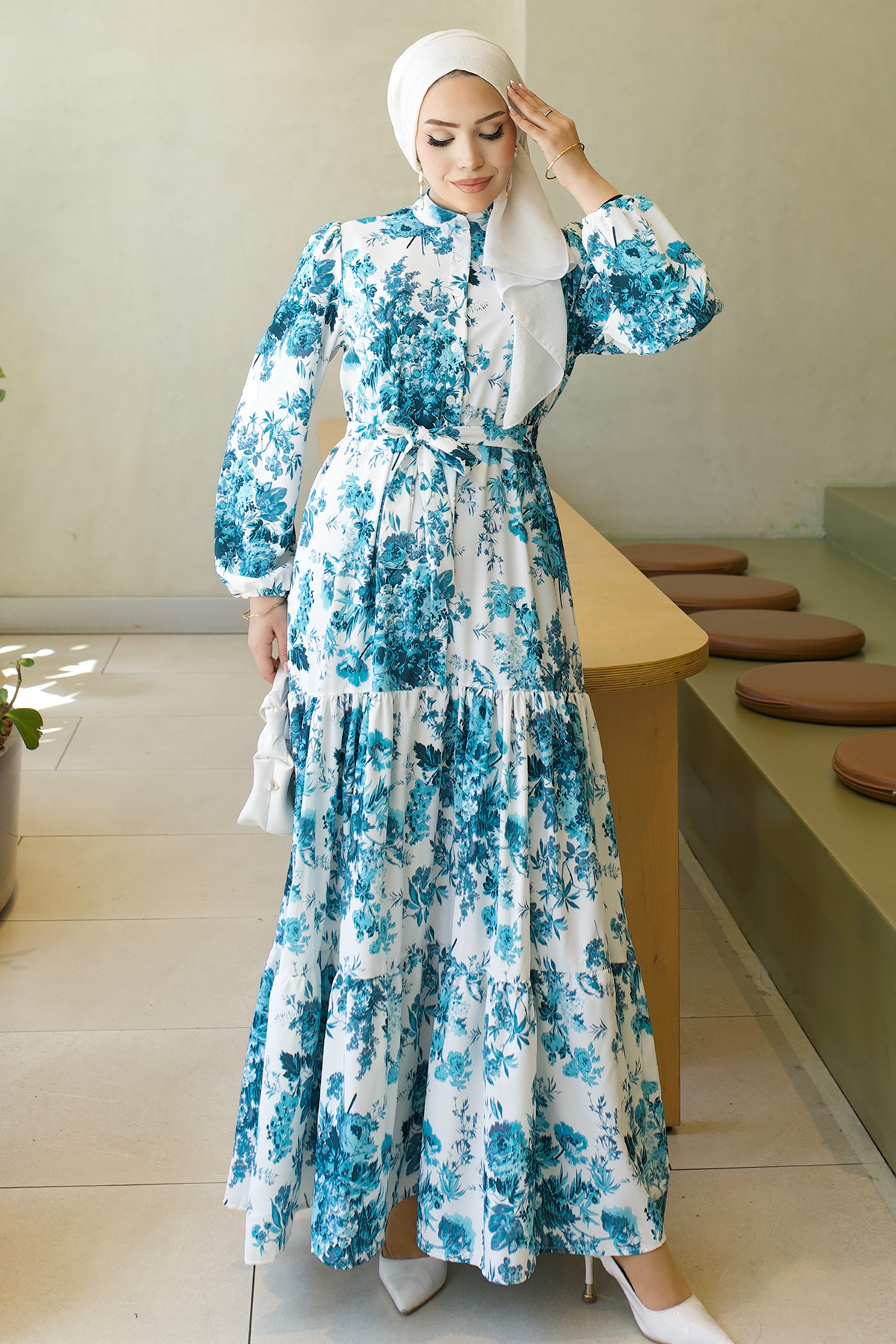 Patterned Hijab Jessica Dress