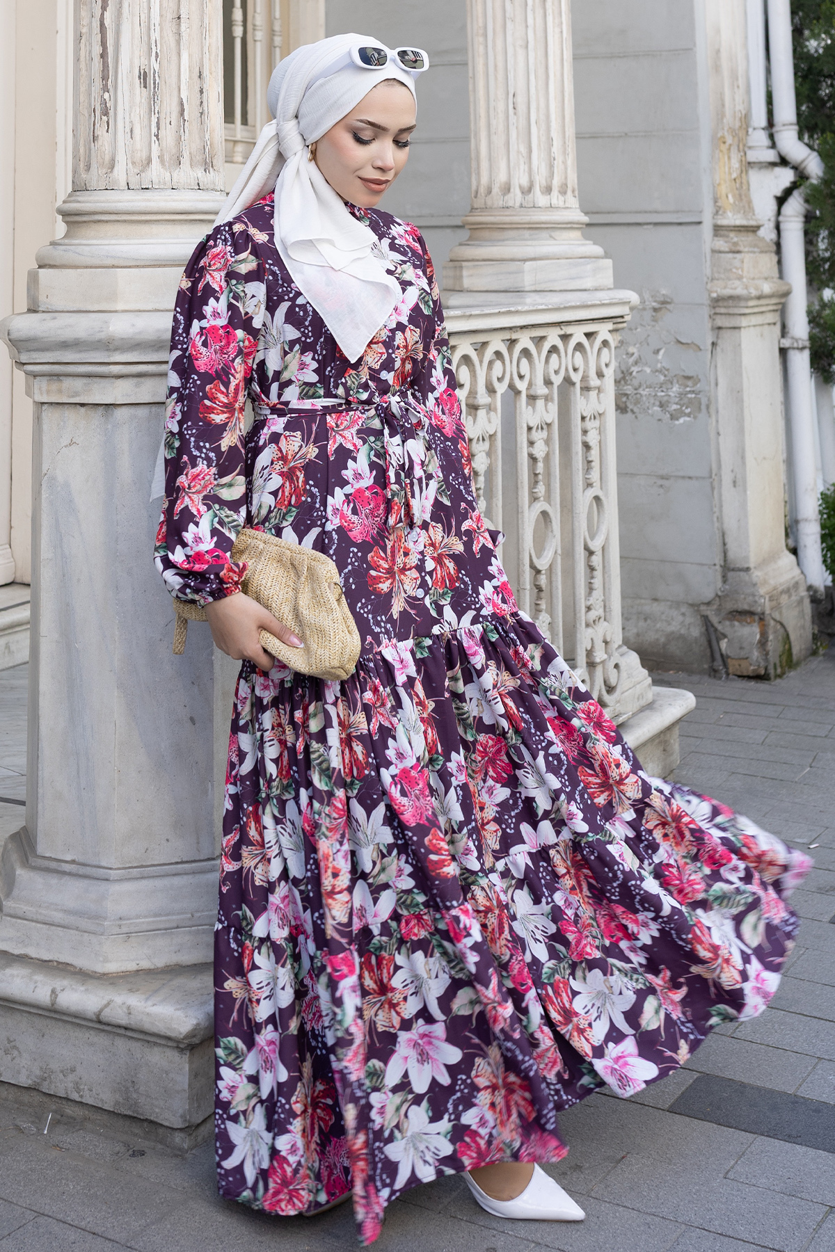 Patterned Hijab Jessica Dress