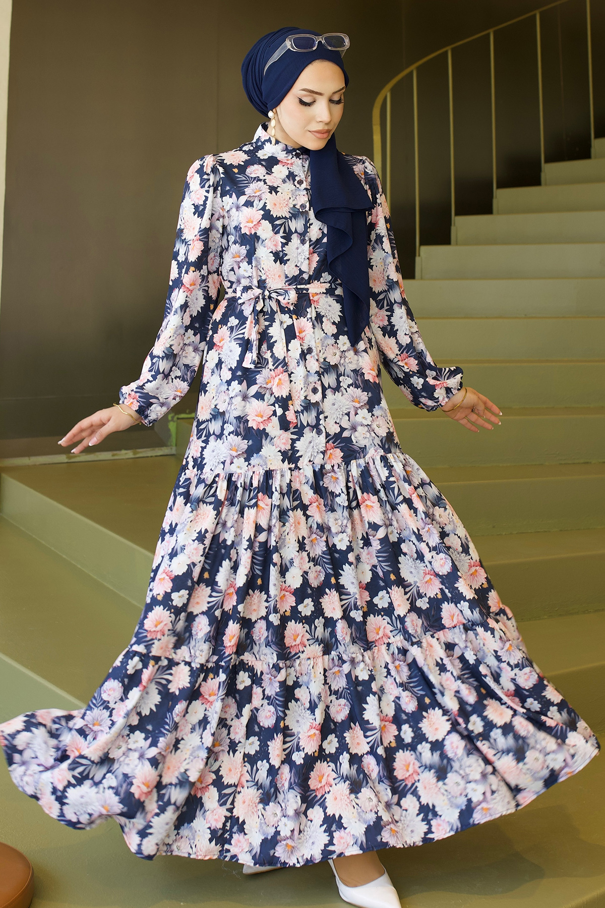 Patterned Hijab Jessica Dress