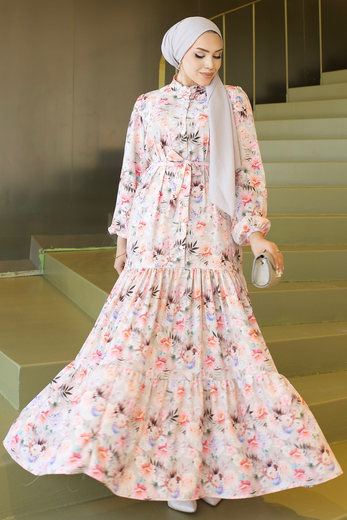Patterned Hijab Jessica Dress