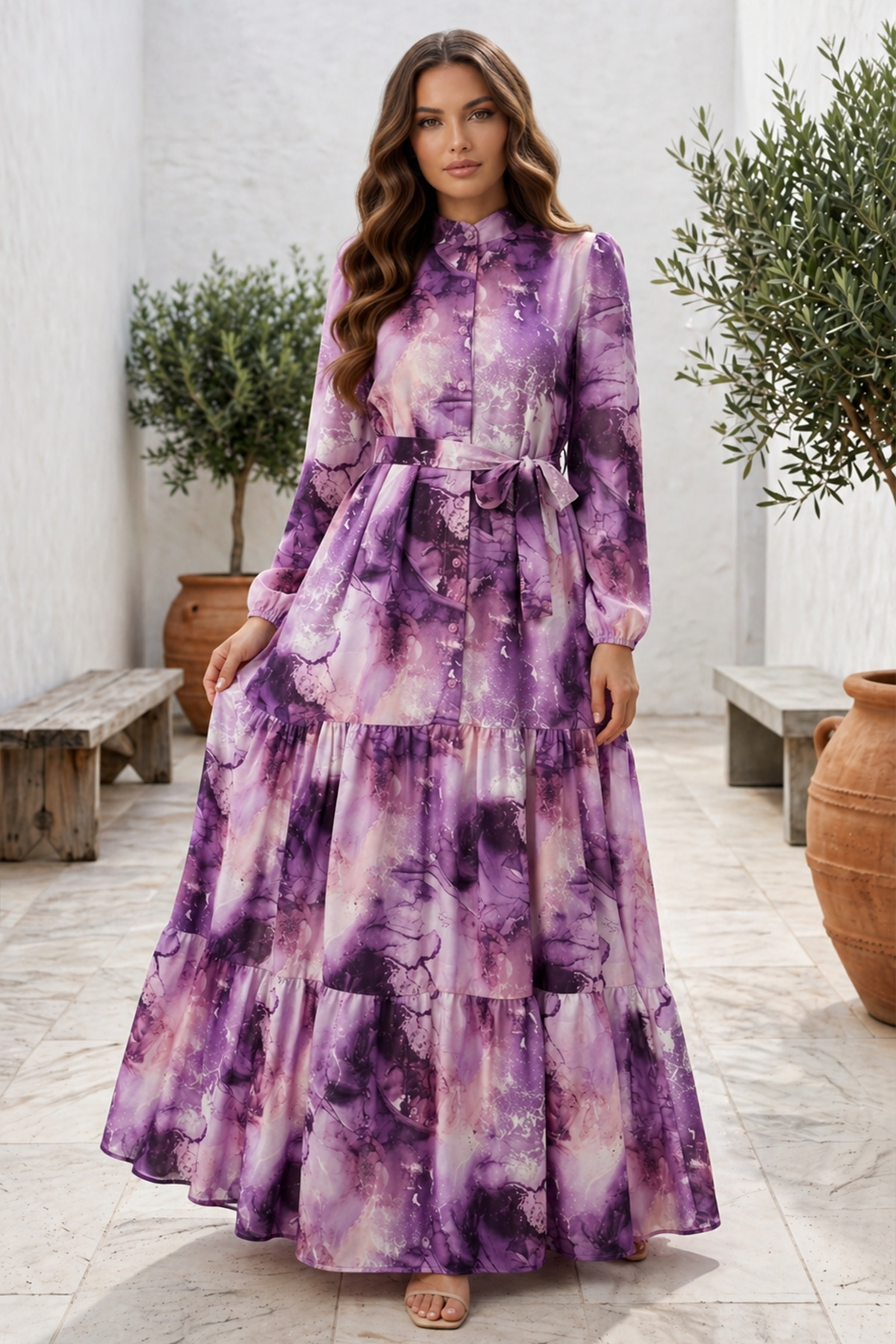 Patterned Hijab Jessica Dress