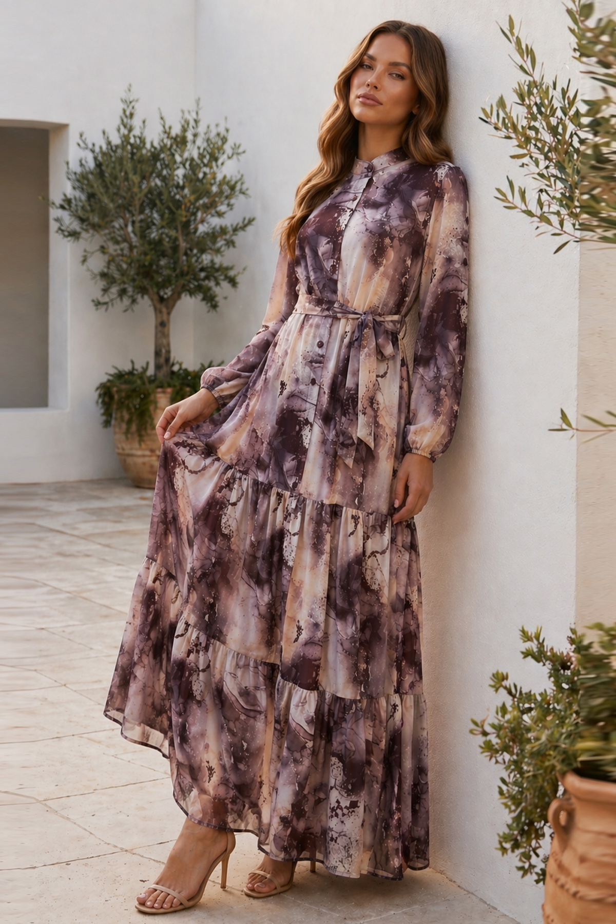 Patterned Hijab Jessica Dress