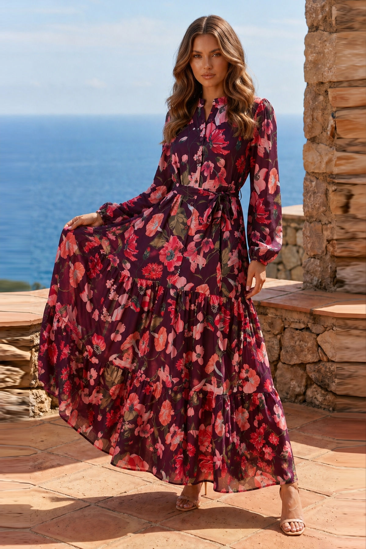 Patterned Hijab Jessica Dress