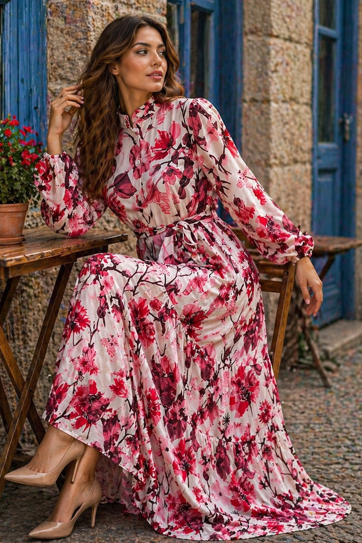 Patterned Hijab Jessica Dress