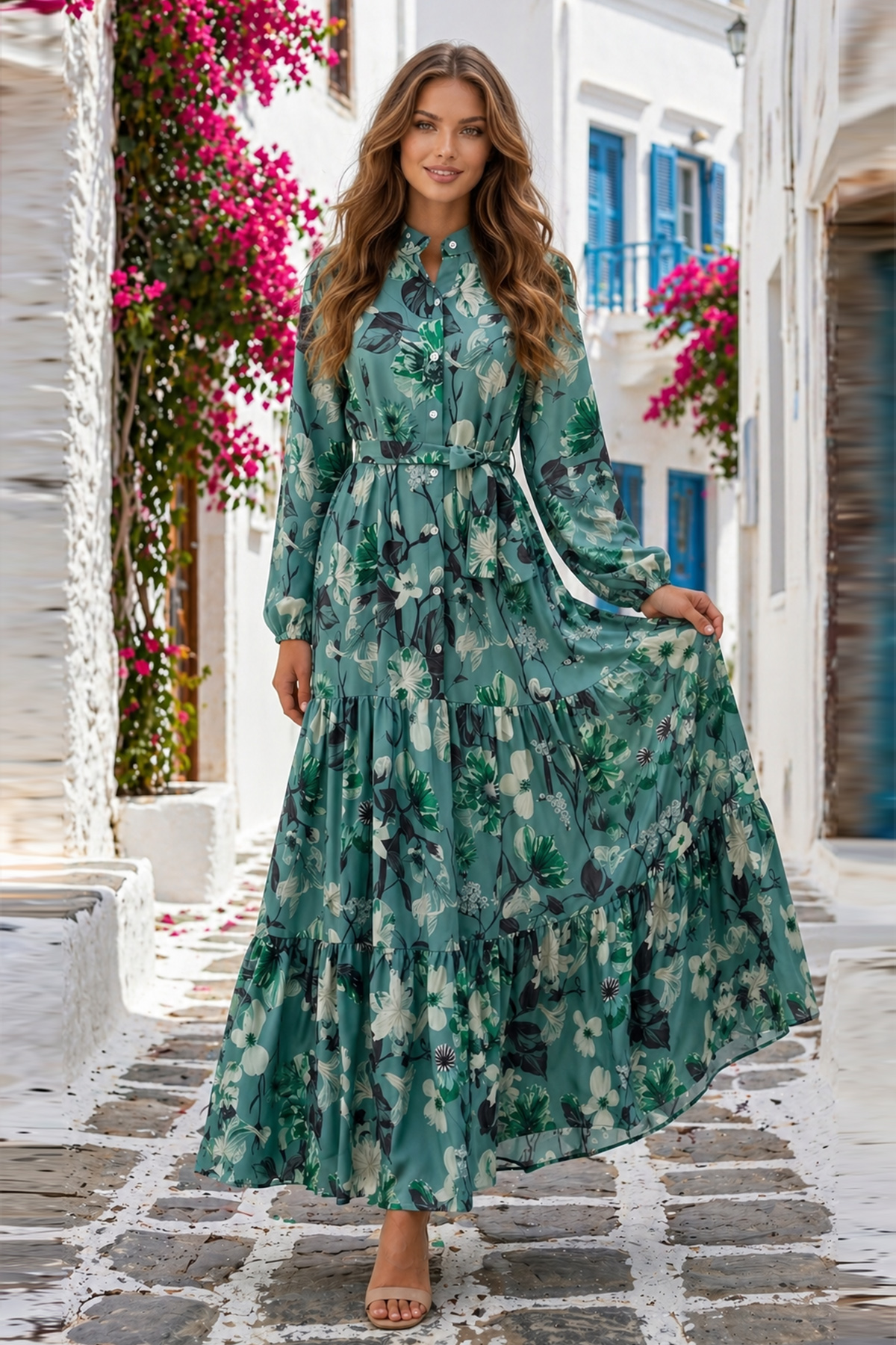 Patterned Hijab Jessica Dress