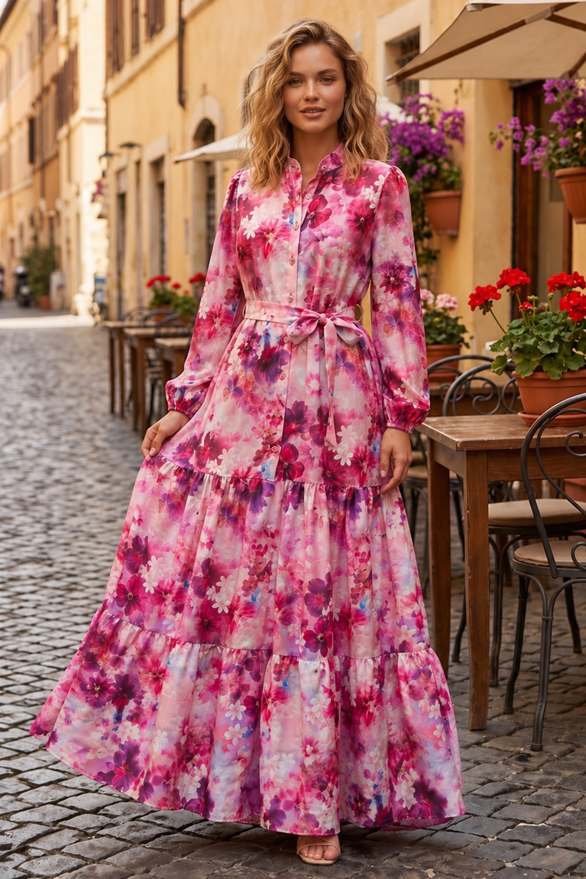 Patterned Hijab Jessica Dress