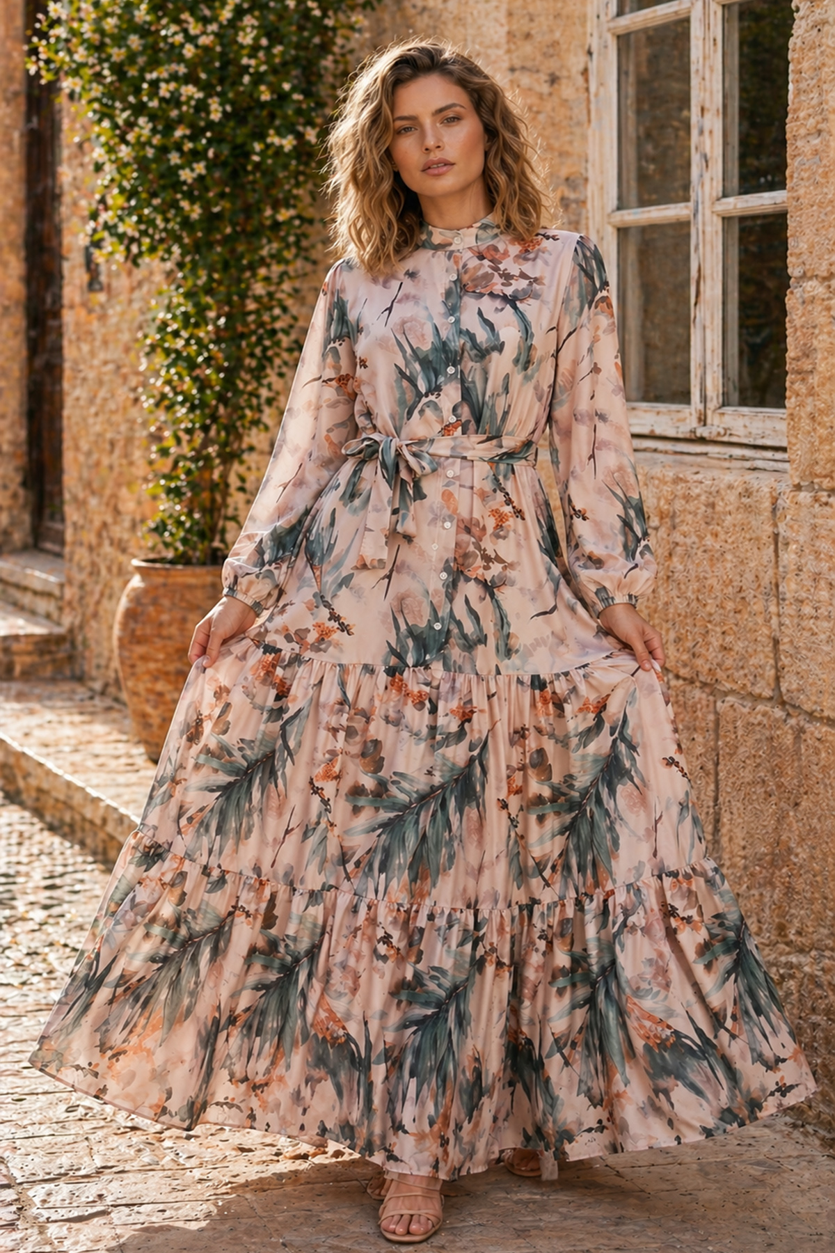 Patterned Hijab Jessica Dress