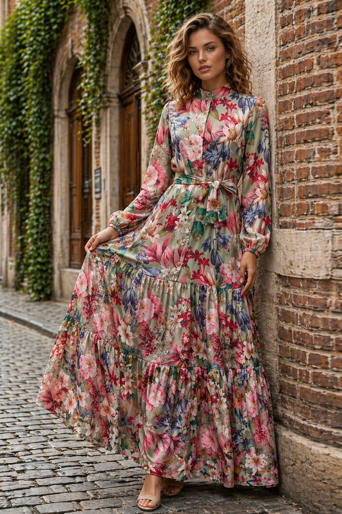 Patterned Hijab Jessica Dress