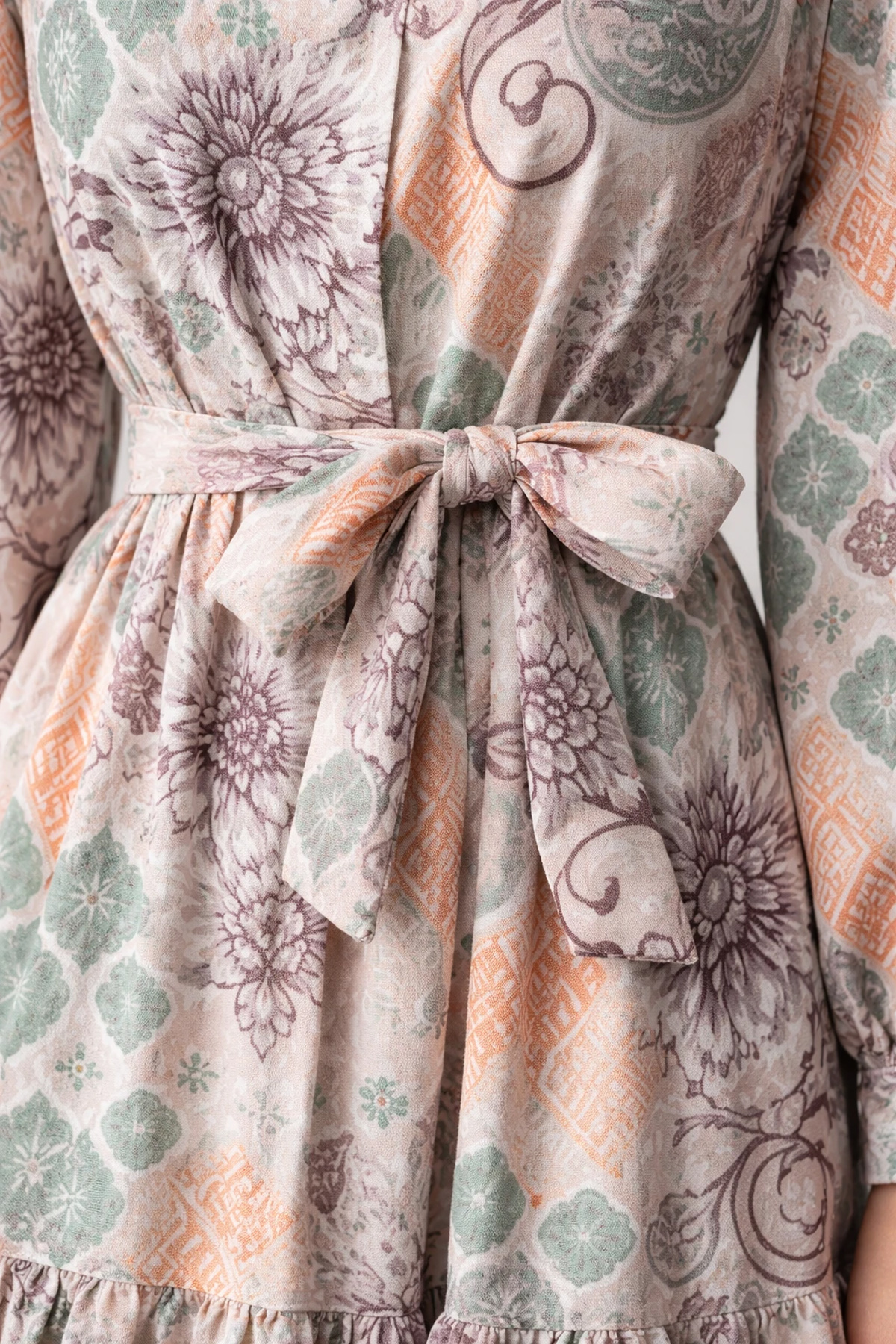 Patterned Hijab Jessica Dress-detail