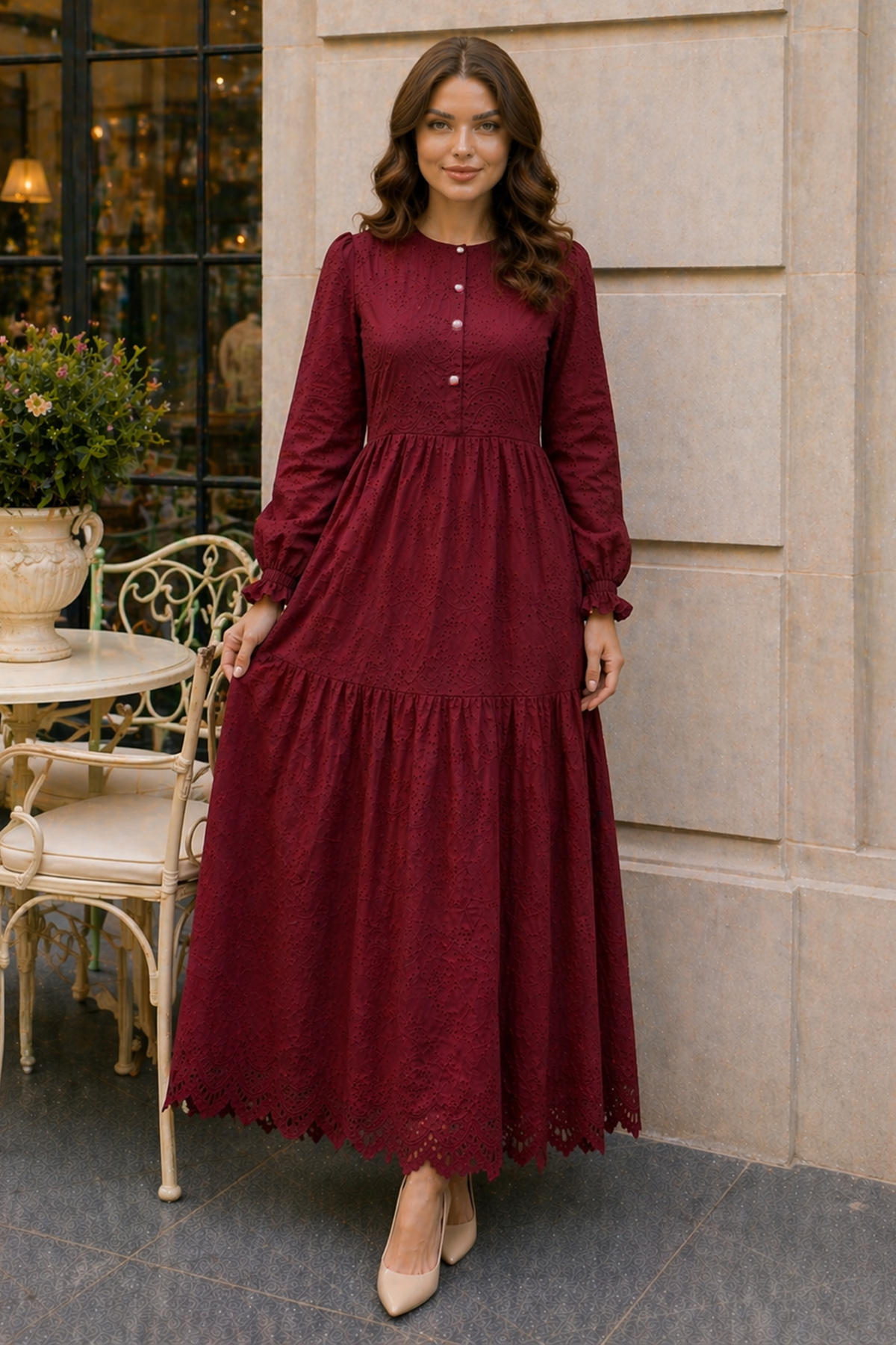 Scallop Dress