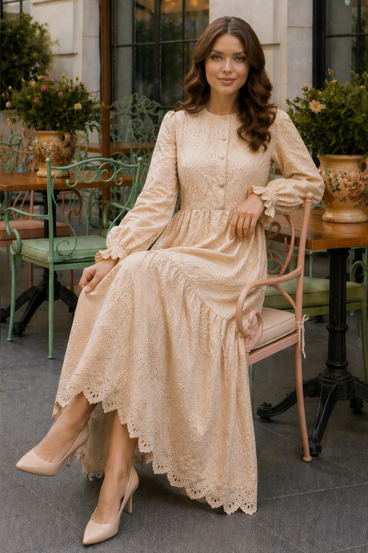 Scallop Dress-detail