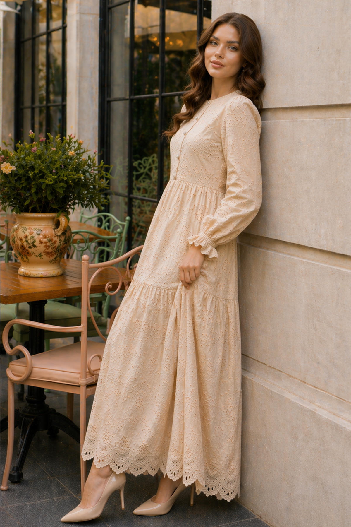 Scallop Dress-detail