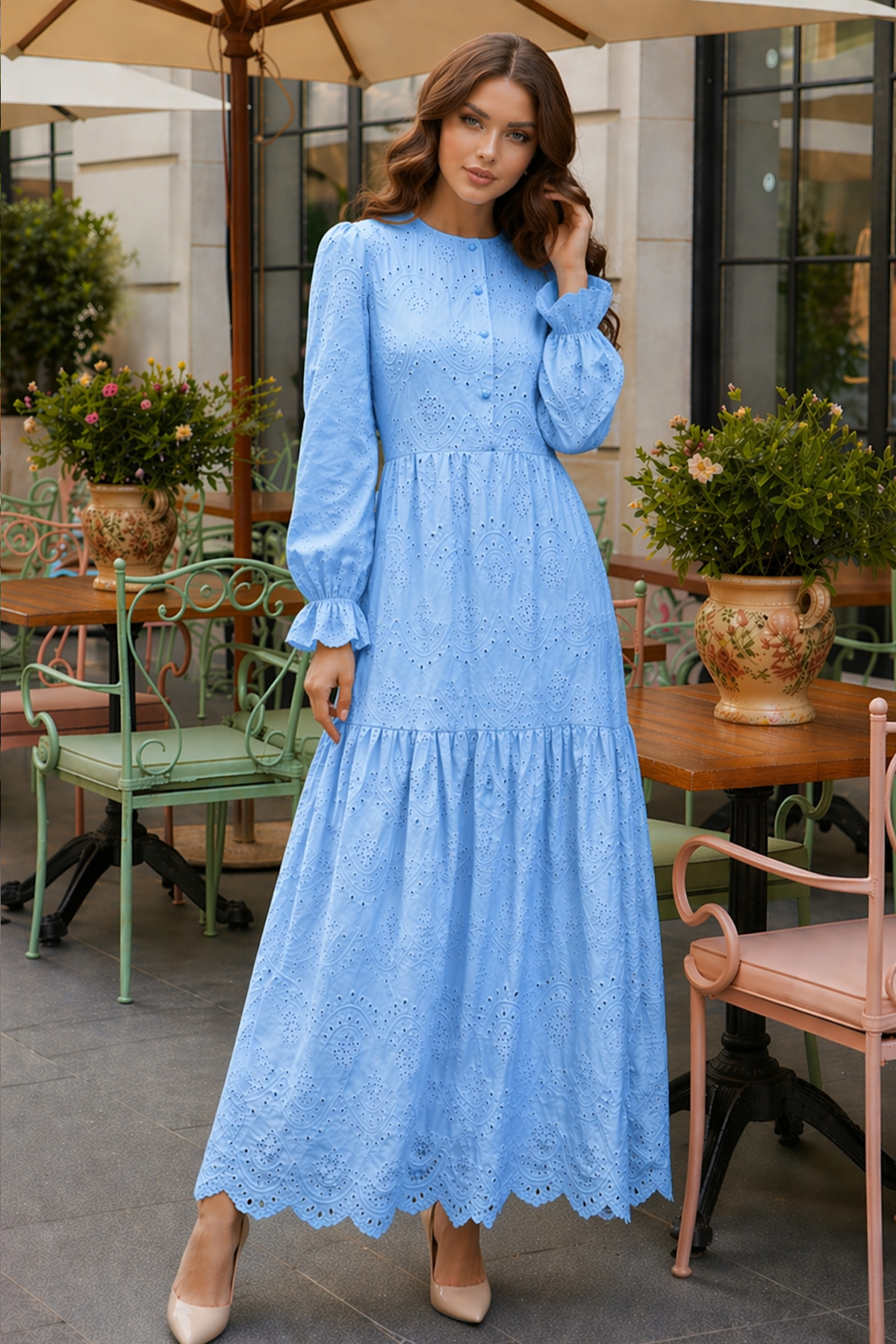 Scallop Dress