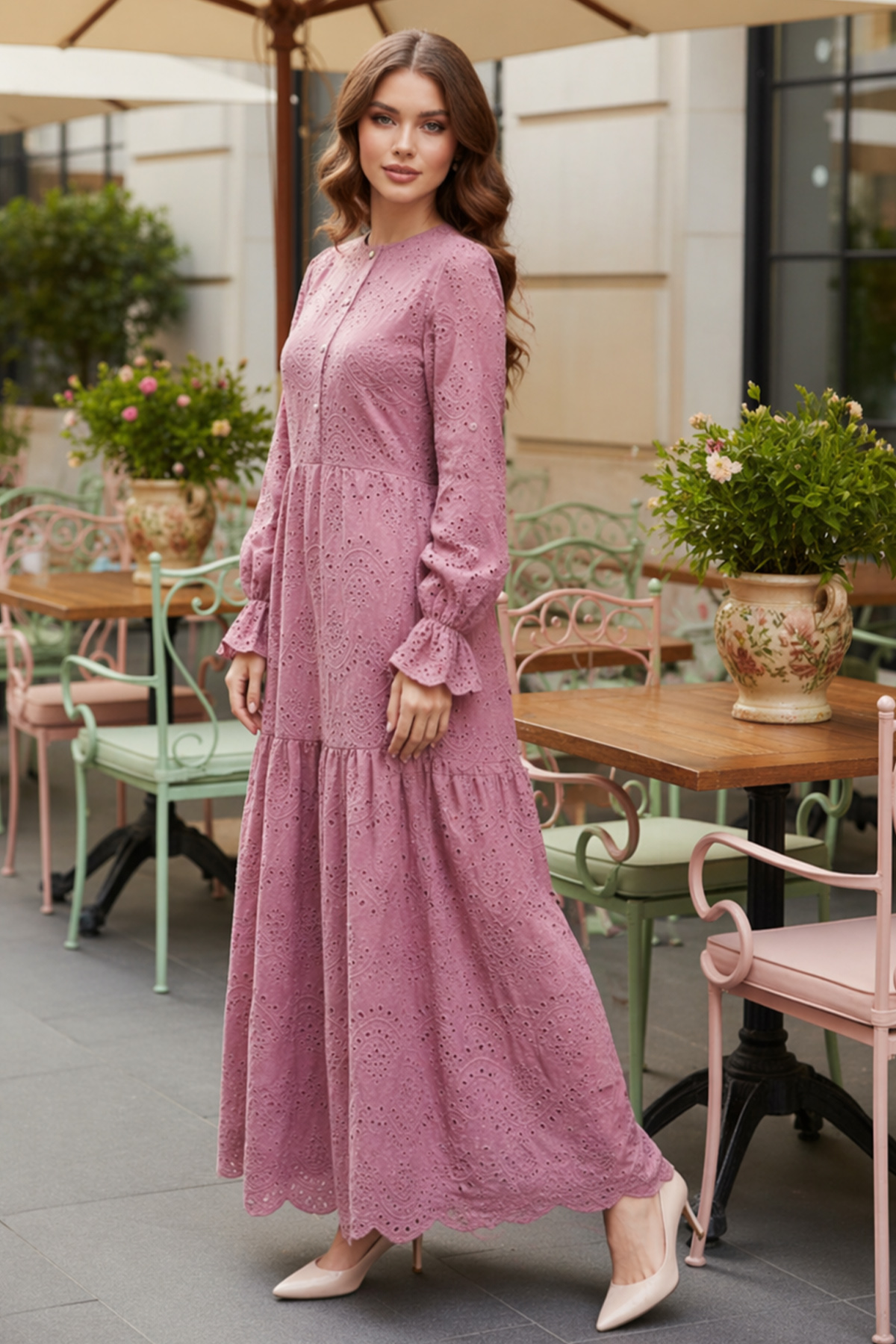 Scallop Dress