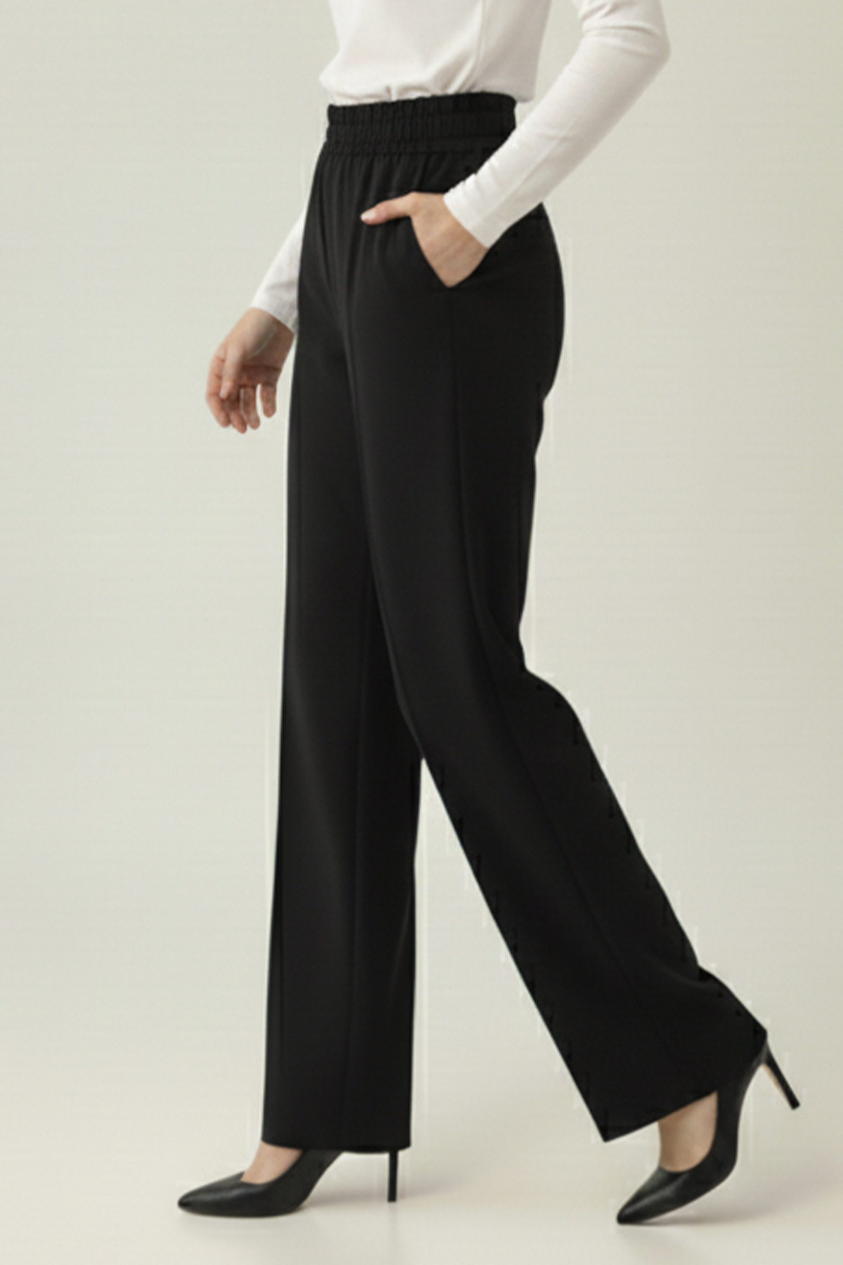 Puffy Scuba Pants-detail