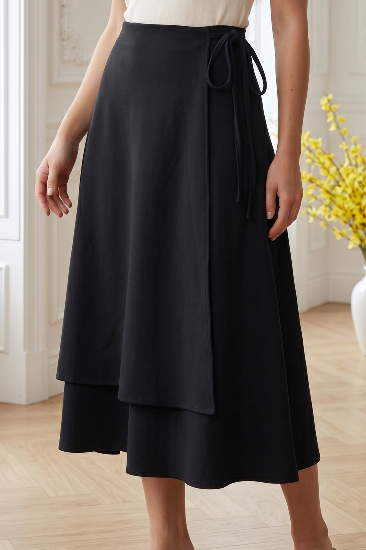 Tie-up Scuba Skirt