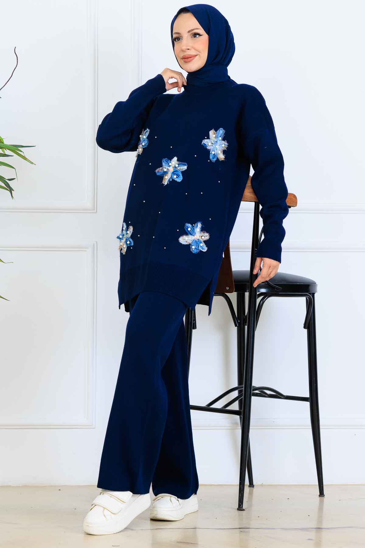 Floral Knitwear Set