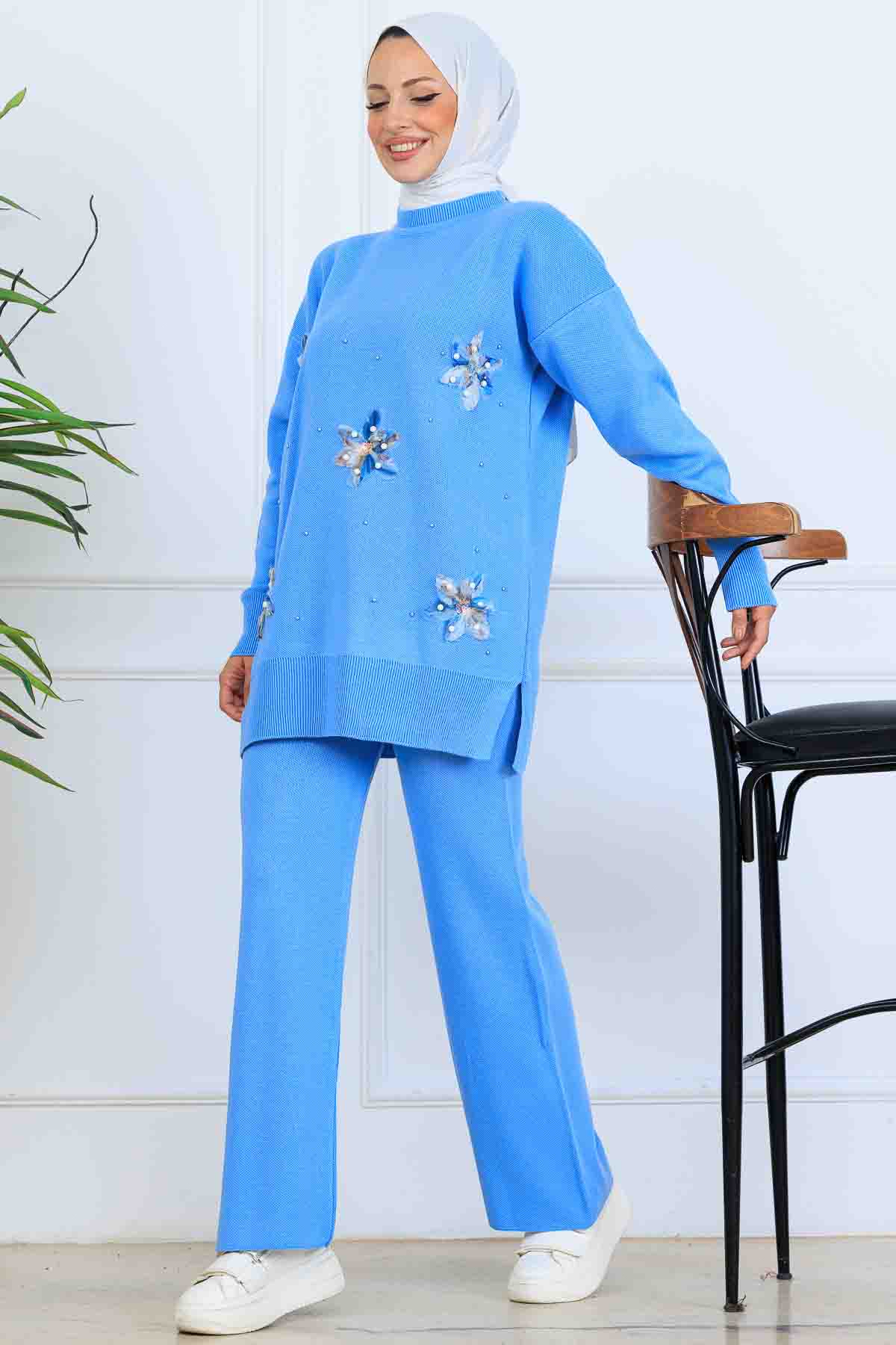 Floral Knitwear Set
