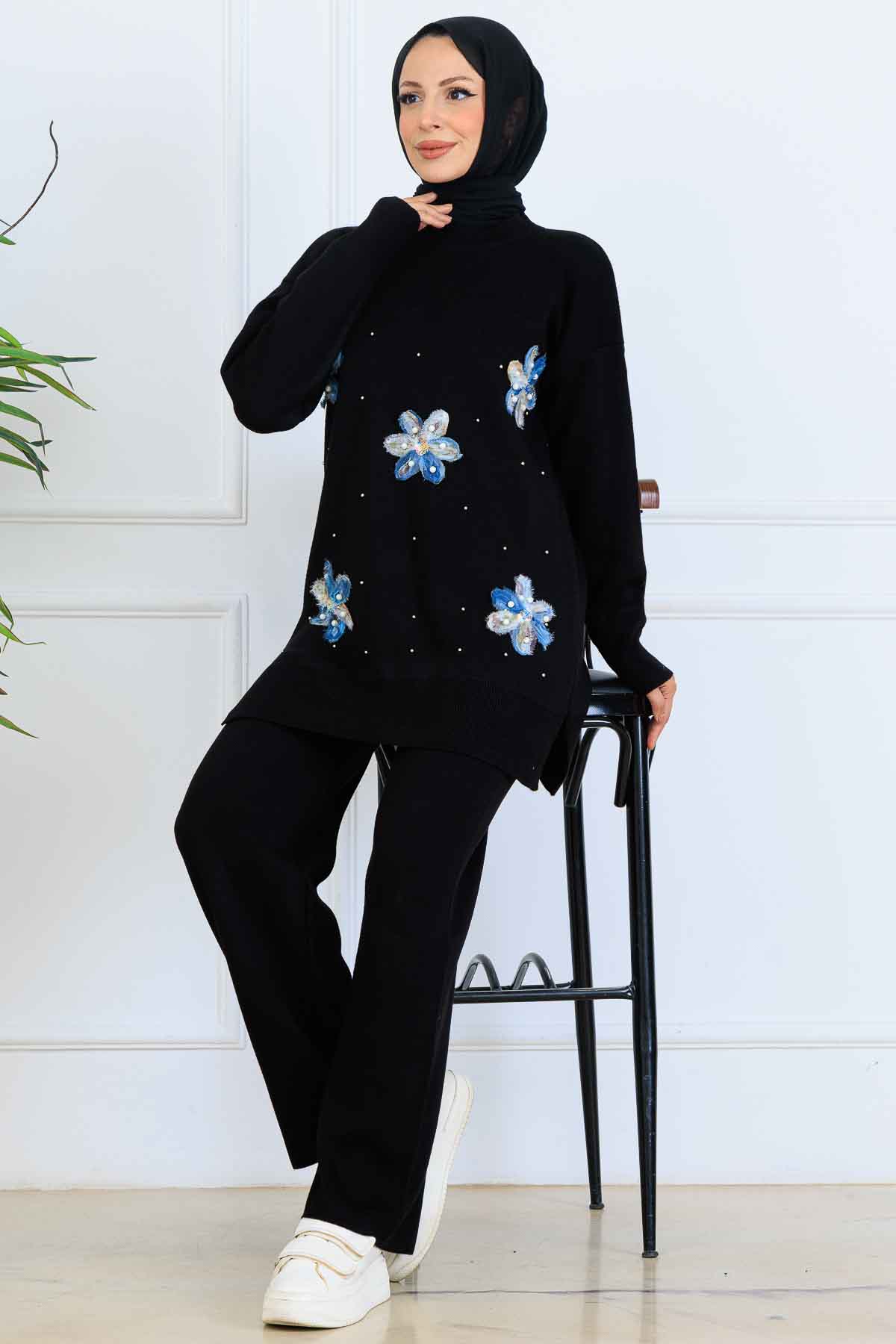 Floral Knitwear Set