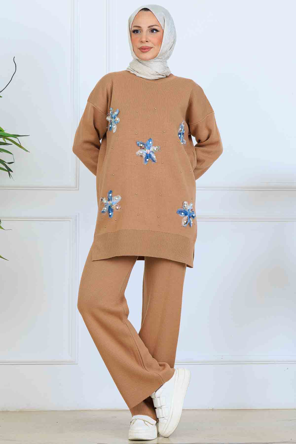 Floral Knitwear Set