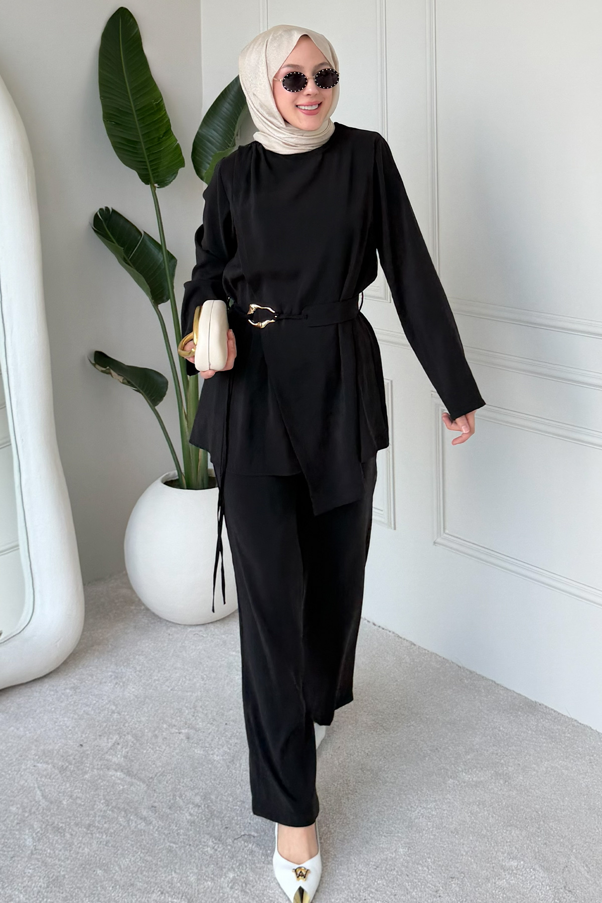 Buckled Two-piece Set