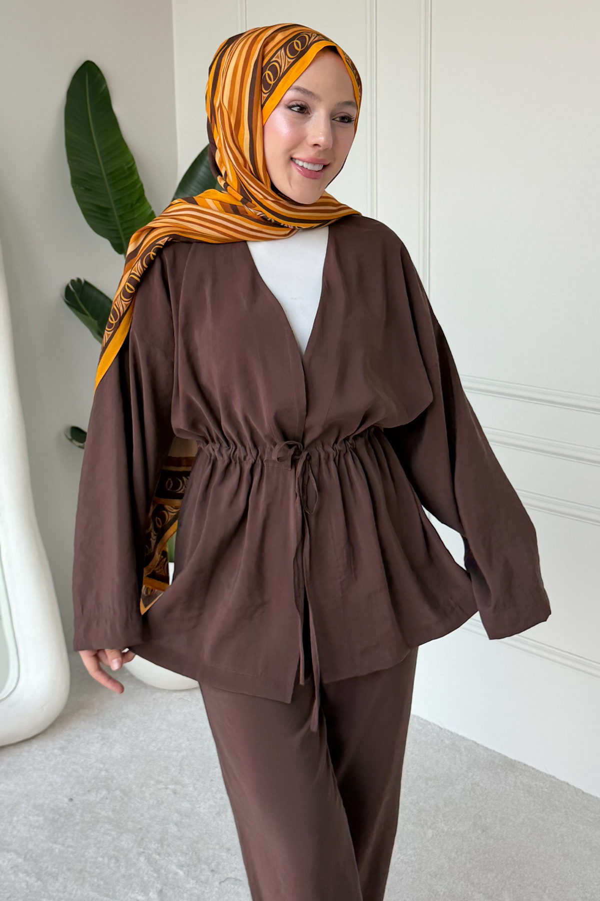 Two-piece Set With Tie-detail