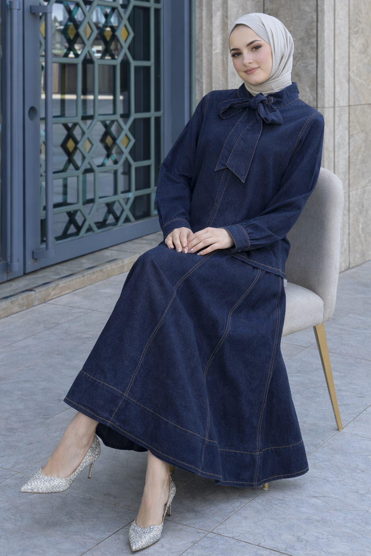 Double Denim Set-detail