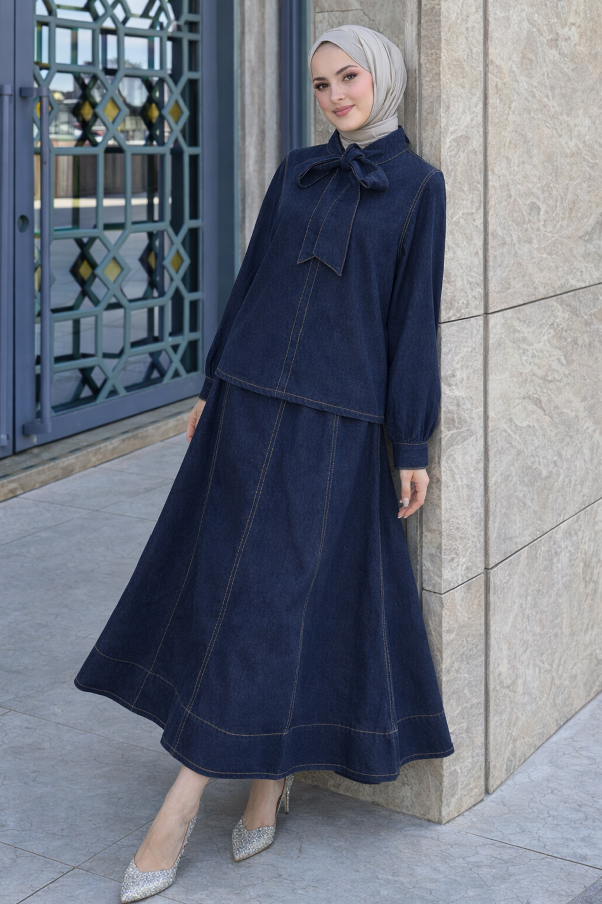 Double Denim Set-detail