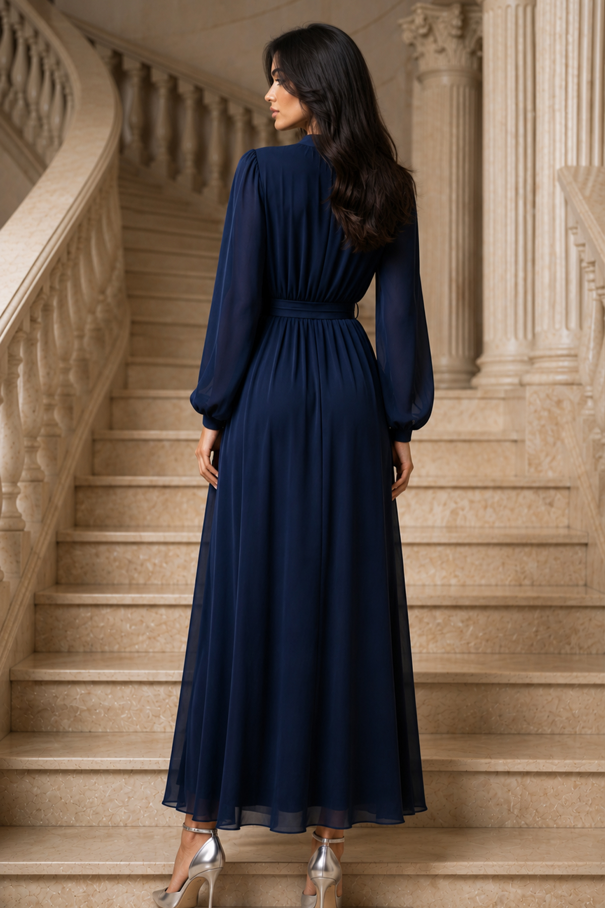 Balloon Sleeve Dress-detail
