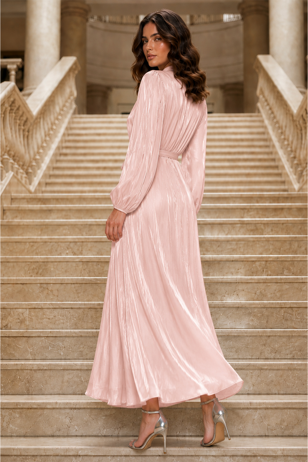 Balloon Sleeve Dress-detail