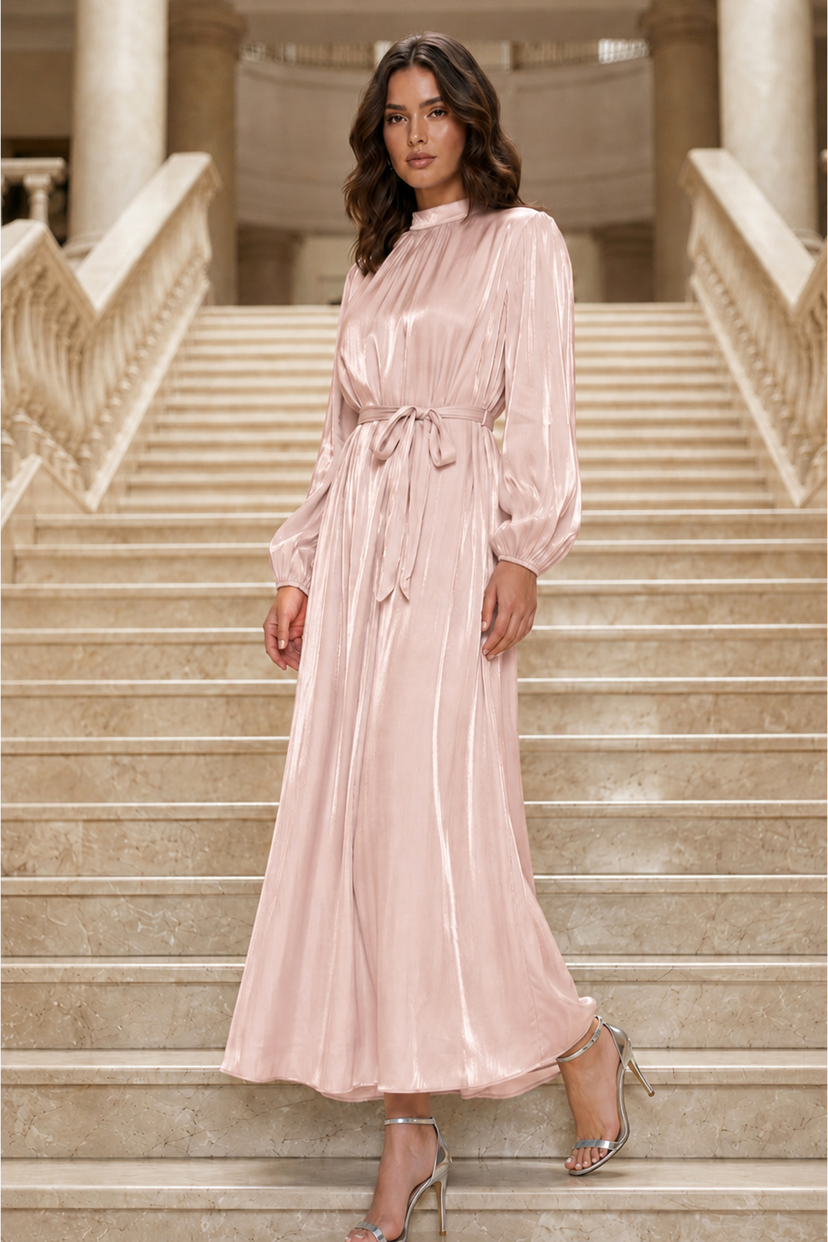 Balloon Sleeve Dress