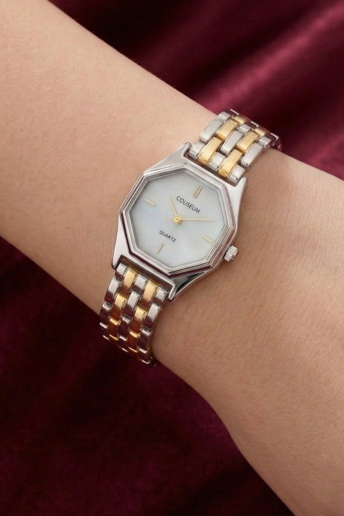Women's Gold & Silver Watch-detail