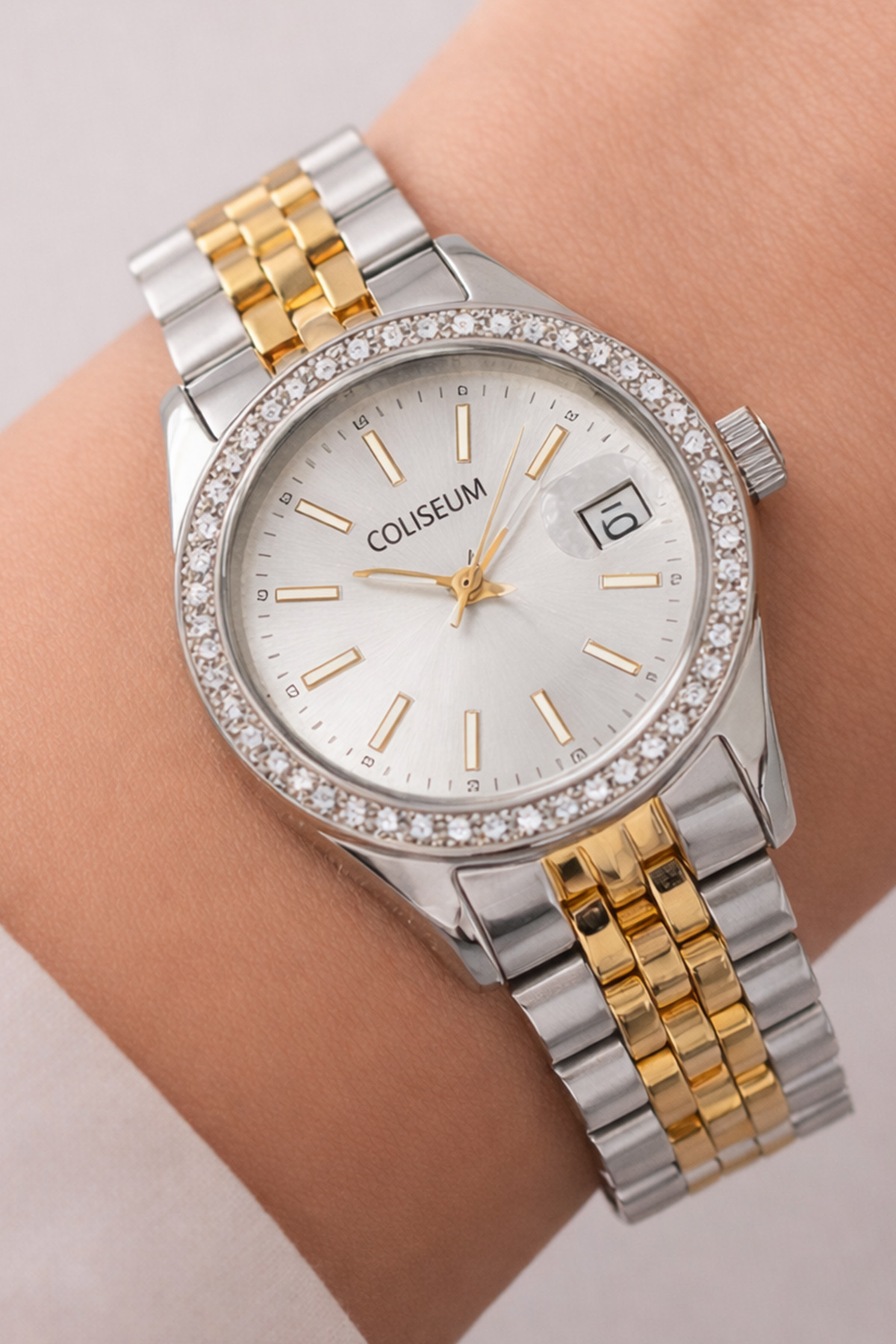 Women's Gold & Silver Watch-detail