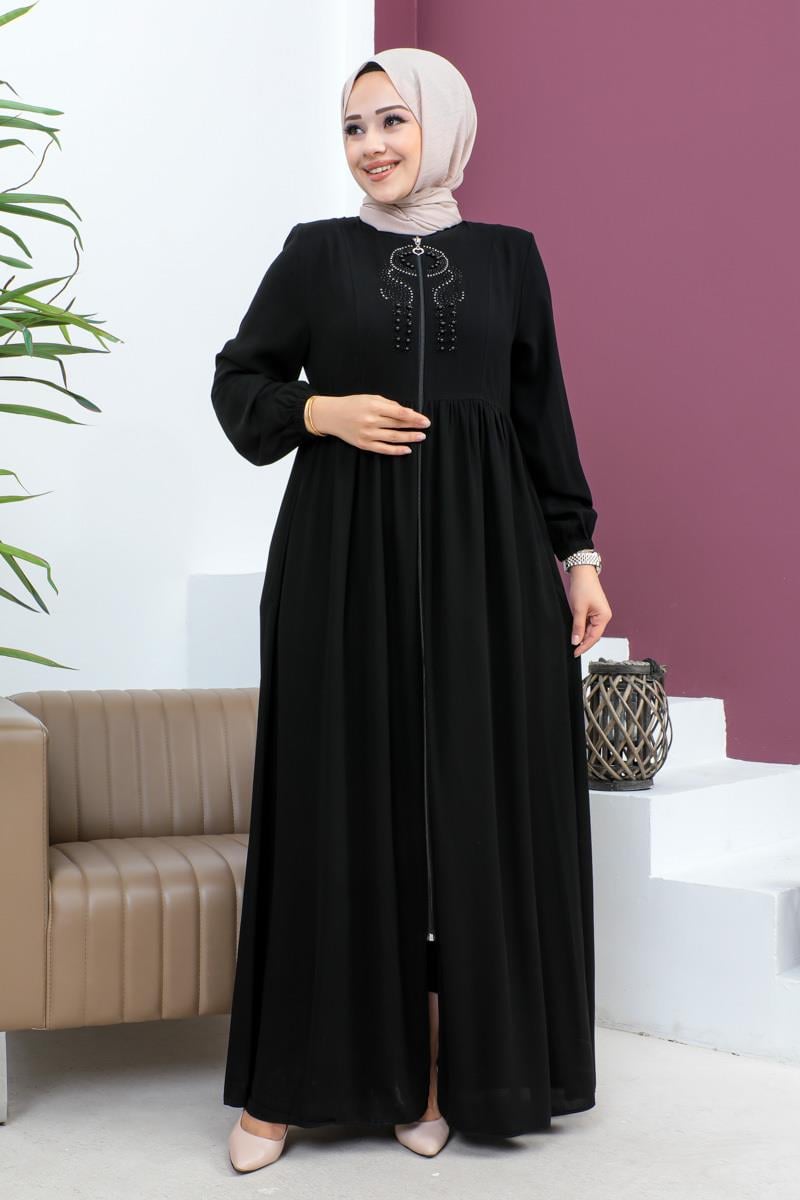 Beaded Embroidered Abaya