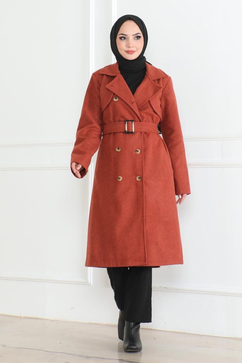 Double-breasted Cashmere Coat